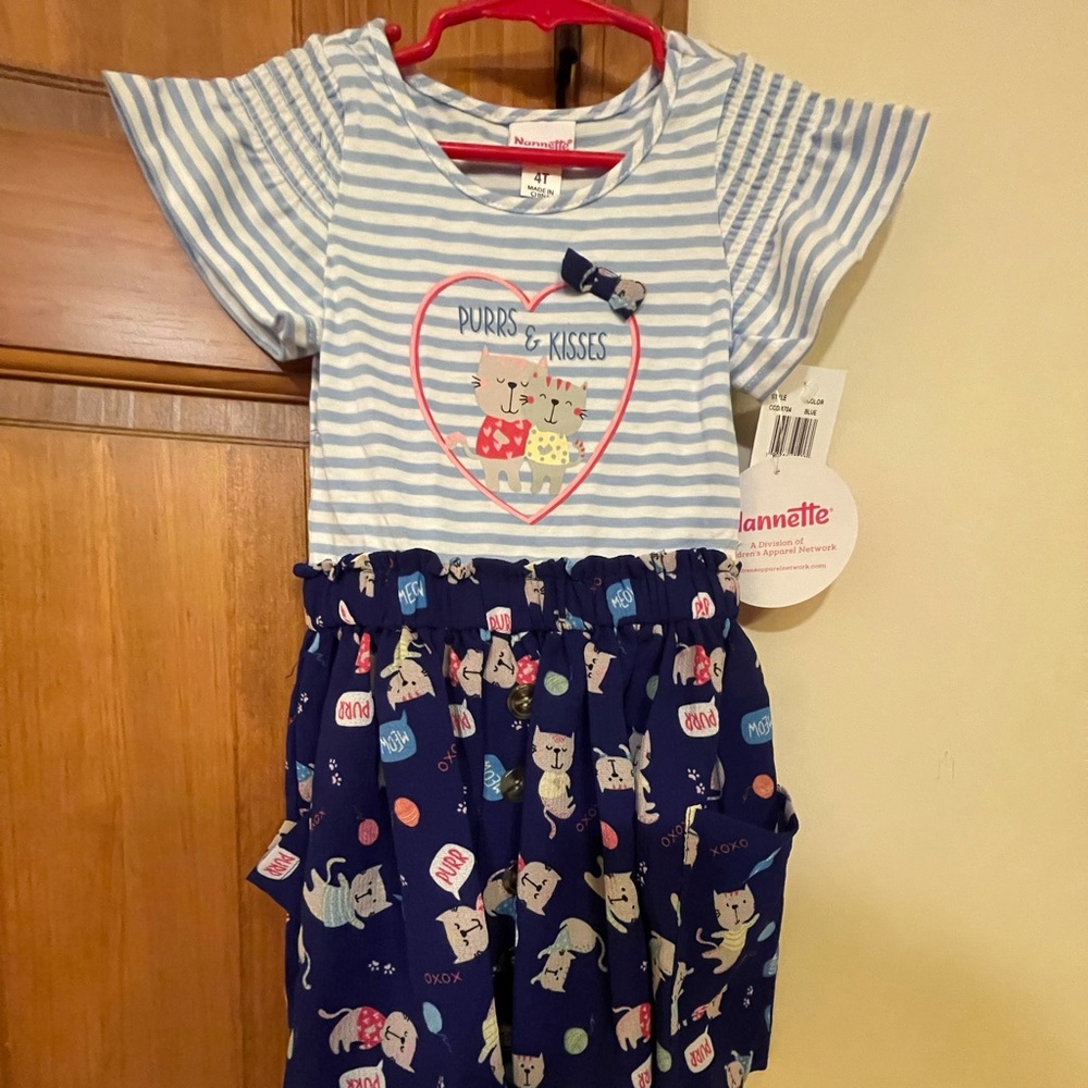 Girls dress by Nannette size 4T